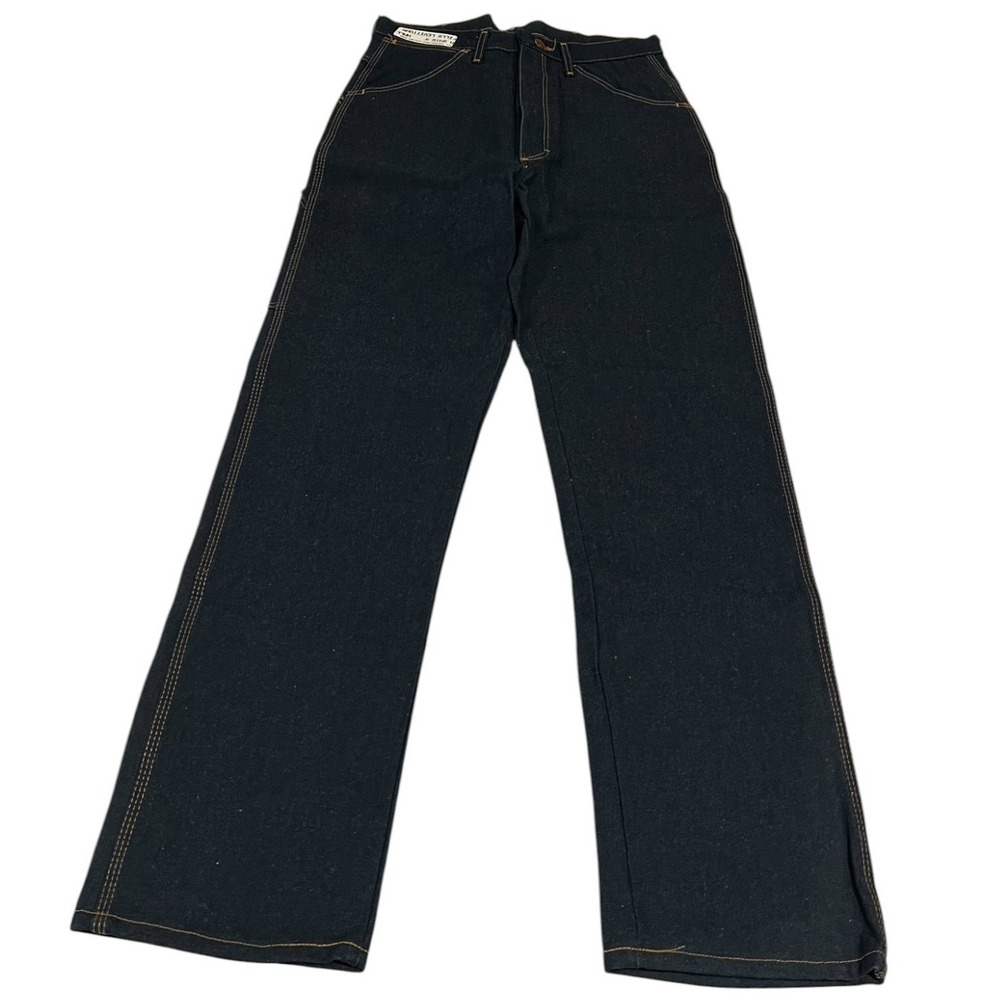 Vintage Deadstock Big Ben Wrangler Carpenter Jeans Dark Wash‎ Men's 32x32 New